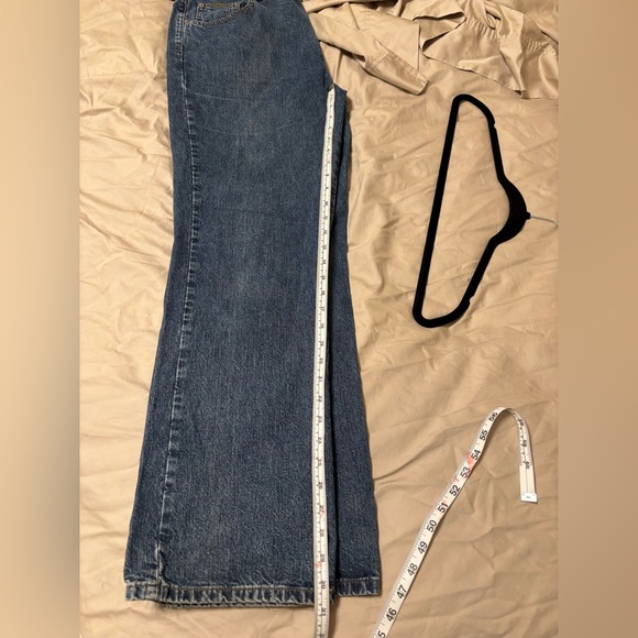 Calvin Klein Jeans Women’s Size 14 Classic Straight Leg Blue Denim 100% Cotton - Picture 11 of 12